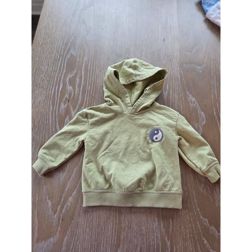 Little co baby boy hooded sweater 3 mos
